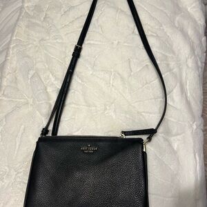 Kate Spade Textured Black Crossbody Bag